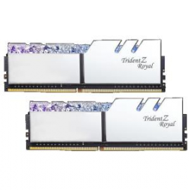 G.Skill Tz Royal 16G Kit (2X 8G) Ddr4 3600Mhz Pc4-28800 18-22-22-24 1.35V Dimm Silver Colour F4-3600C18D-16Gtrs