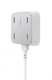 Belkin Family Rockstar 4-portusb Charger F8m990bgwht