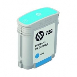 Hp Ink Cartridge No 728 Cyan 40ml F9j63a