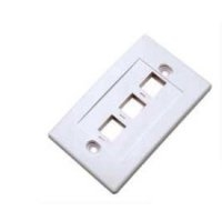 4cabling 3 Way Keystone Face Plate 016.007.0003