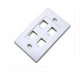 4cabling 4 Way Keystone Face Plate 016.007.0004