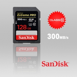 Sandisk 128gb Extreme Pro 300/260rw Uhs-ii/ U3 Sdsdxpk-128g Ffcsan128gsdxpk300