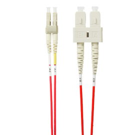 4 Cabling 5M Multimode Fibre Optic Patch Cable: Red (Fl.Om4Lcsc5Mr)