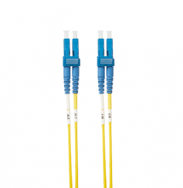 4Cabling 0.5M Lc-Lc Os1/ Os2 Singlemode Fibre Optic Cable: Yellow (Fl.Os2Lclc05M)