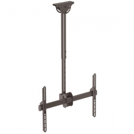 Startech Flat Screen Tv Ceiling Mount - Short Pole - Full Motion - Heavy Duty Steel - Ceiling Tv