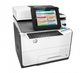 Hp Pagewide Enterprise Flow 586z Multifunction, Color Print, Copy, Scan, Fax, Duplex, Usb, 1.2