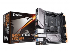 Gigabyte B450 I Aorus Pro Wifi Mb Am4 2xddr4 4xsata 1xm.2 Usb3.1 Wifi Mini Itx 3yr Ga-b450-i-aorus-pro-wifi