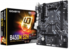 Gigabyte B450M S2H Mb Am4 2Xddr4 4Xsata 1Xm.2 Usb3.1 Microatx 3Yr Ga-B450M-S2H