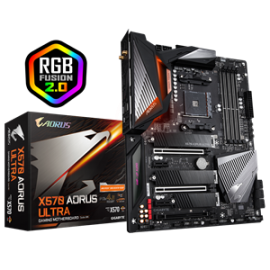 Gigabyte Amd X570 Aorus Ultra Am4 1Xhdmi 1Xtype-C 1Xrj45 5Xpci-E 802.11Ac Atx 3Xm.2 6Xsata 3 Years Warranty X570 Aorus Ultra