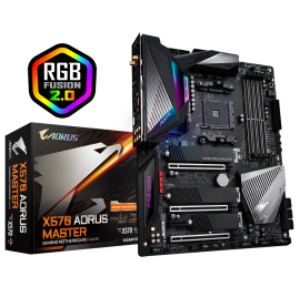 Gigabyte Amd X570 Aorus Master Am4 4Xddr4 1Xtype-C 2Xrj45 3Xpci-E Atx 3Xm.2 6Xsata 3 Yers Warranty X570 Aorus Master