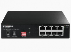 Edimax Poe Switch: 8 Port Gigabit Poe+ Dip Switch (4 Poe+ Ports 70w) Long Range Poe Gs-1008phe