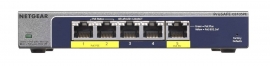 Netgear Switch Poe: 5-port Prosafe Plus Gigabit Switch With 1-port Poe Passthru Input And 2-port