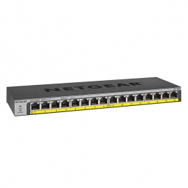 Netgear 16-port Poe/poe+ Gigabit Ethernet Unmanaged Switch With 183w Poe Budget Rack-mount Or Wall-mount