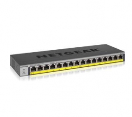 Netgear 16-port Poe/ Poe+ Gigabit Ethernet Unmanaged Switch With 183w Poe Budget Rack-mount Or