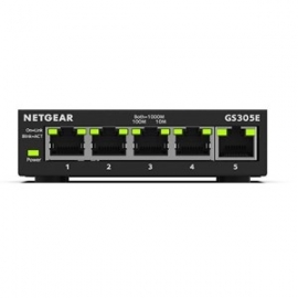 Netgear Soho 5-Port Gigabit Smart Managed Plus Switch Gs305E-100Aus