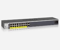 Netgear Prosafe Easy-mount 16port Poe+ Gigabit Smart Managed Switch With 2 Sfp (240w) With Fan Gs418tpp-100ajs