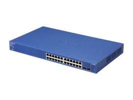 Netgear Gs724tpv2 24-port Gigabit Poe+ Ethernet Smart Managed Pro Switch With 2 Sfp Ports 190w Prosafe