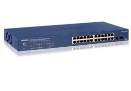 Netgear 24-port Gigabit Poe+ Smart Managed Pro Switch With 2 Sfp (gs724tpv2) Gs724tp-200ajs