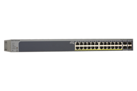 Netgear 24-port 380w Gigabit Poe+ Ethernet Smart Managed Pro Switch With 4 Sfp Ports (gs728tppv2)