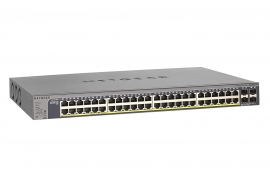 Netgear 48-Port 380W Gigabit Poe+ Ethernet Smart Managed Pro Switch With 4 Sfp Ports (Gs752Tpv2)