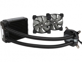 Corsair Liquid Cpu Cooler: Hydro Series Extreme Performance 2x 120mm Fans 1151/ 1150/ 1155/ 1156/