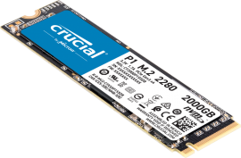Crucial P1 2TB M.2 (2280) NVMe PCIe SSD - 3D NAND 2000/1700 MB/s Acronis True Image Cloning Software 5 yrs wty Ct2000P1Ssd8