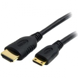 Startech 2m High Speed Hdmi Cable With Ethernet - Hdmi To Hdmi Mini- M/m Hdacmm2m