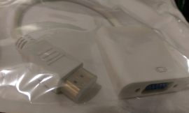 Generic Cable Adapter: Hdmi(m) To Vga(f) With Chip 15cm T082n Hdmi-vga-mf-15cm