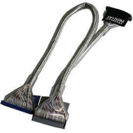 Generic IDE Rounded Cable: ATA 66/ 100/ 133 Long Cable (~75cm) IDE/75