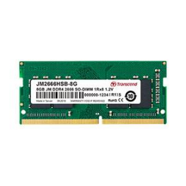 Transcend 8Gb Jm Ddr4 2666 So-Dimm 1Rx8 1Gx8 Cl19 1.2V - So Dimm Jm2666Hsb-8G