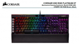 Corsair K95 RGB PLATINUM XT Mechanical Gaming Keyboard Ch-9127412-Na