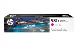 Hp 981x Magenta Original Pagewide Cartridge L0r10a