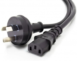 Alogic 1m Aus 3 Pin Wall To Iec C13 - Male To Female - Mf-3pc13-01