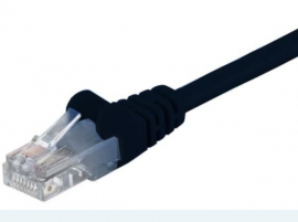 Shintaro Cat5e Patch Lead Black 0.5m Shcat5e05mblk-r