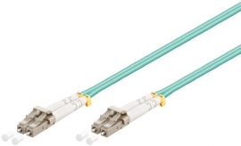 Shintaro Fibre Patch Cable Multimode Lc To Lc Om3 Aqua 10M Shfibom310Maqu-R