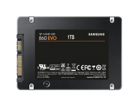 Samsung Ssd 860 Evo 1tb, Mz-76e1t0bw, 2.5" 7mm Sata (550mb/s Read, 520mb/s Write), 5 Year Warranty