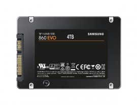 Samsung Ssd 860 Evo 4tb, Mz-76e4t0bw, V-nand, 2.5" 7mm Sata (550mb/s Read, 520mb/s Write), 5 Year Warranty