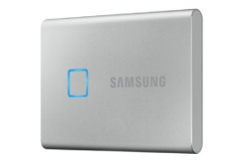 Samsung T7 Touch Portable Ssd 500Gb Silver (MU-PC500K/WW)