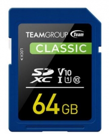 Team Classic Sd Memory Card 64 Gb. Tsdxc64Giv1001