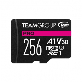 Team PRO V30 256GB U3 MicroSD CARD Tpusdx256Giv30A103