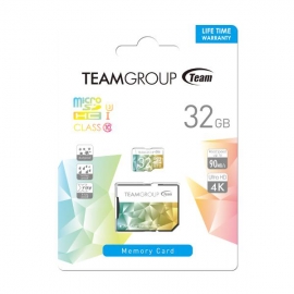 Team Colour Card Ii Micro Sdhc Uhs-1 U3 32g 90/45 R/w Tciiusdh32gu350