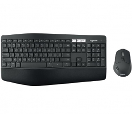 Logitech Wireless Keyboard & Mouse Combo, Mk850 Desktop, Black, Usb Receiver (powered By 2+1 Xaaa)