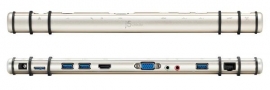 J5Create Jud531 Mini Ultra Station (Usb3.0 To Hdmi/ Vga Rj-45 3Xusb3.0 3.5Mm Microphone Input