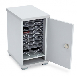 Lapcabby Lyte 20 Mobile Phone Single Door | 20-Device Wall Or Desk Mounted Usb Charging Cabinet Up To 7" -Horizontal Lyte20Mpusbsd