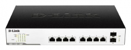 D-link Dgs-1100-10mp 10-port Surveillance Switch With 8 Poe And 2 Sfp Ports (130w Poe Budget) Dgs-1100-10mp