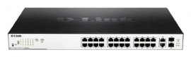 D-link D-link Dgs-1100-26mp 26-port Surveillance Switch With 24 Poe And 2 Combo Utp/sfp Ports (370w
