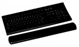 3m Wr310le Gel Wrist Rest For Keyboard With Leatherette Cover And Antimicrobial Product Protection