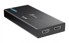 J5Create Jva04 Hdmi To Usb Game Capture Station (Hdmi To Usb-C Include Usb-C To Usb-A Cable) Jva04