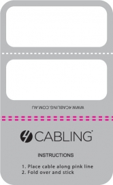 4cabling Cable Labels 100 Pack - Small: Grey 003.024.0036