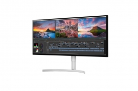 LG 34" ULTRAW FREESYNC HDR600 21:9, IPS, 5120x1440, 5ms, 60Hz, ,450nits, HDMI(2.0)x2, DPx1, Tilt 34WK95U-W